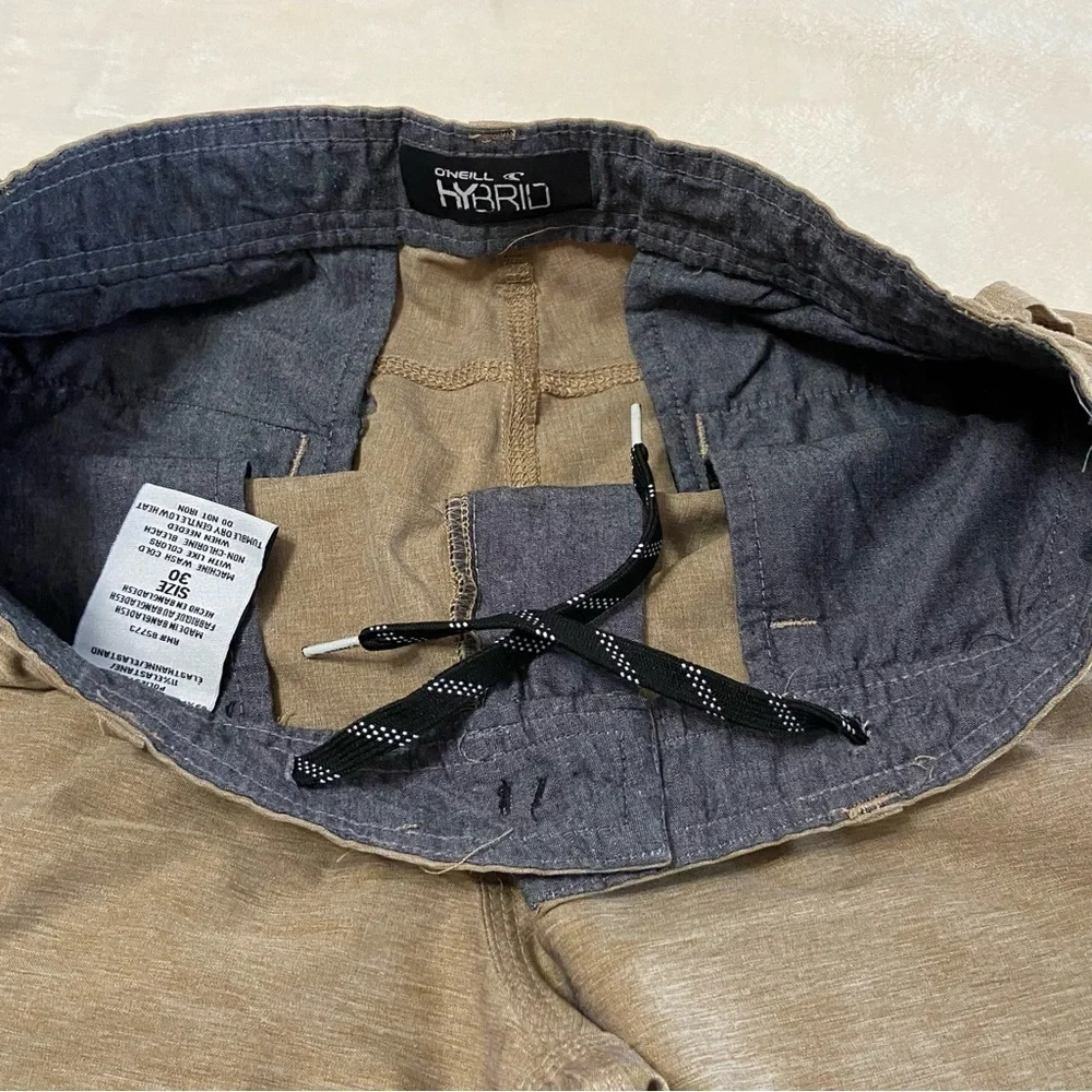 O'NEILL / Men's Hybrid Tan Heathered Shorts Size 30